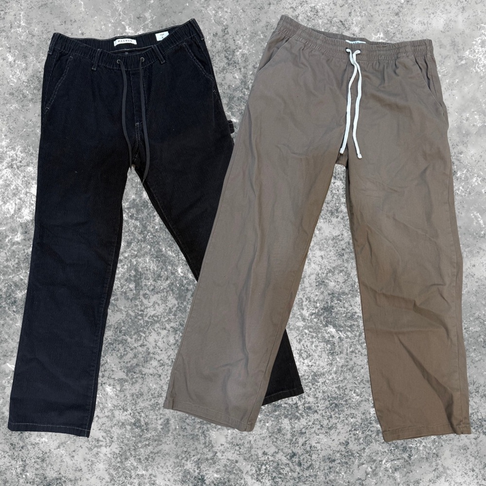 PacSun Black and Tan Pants